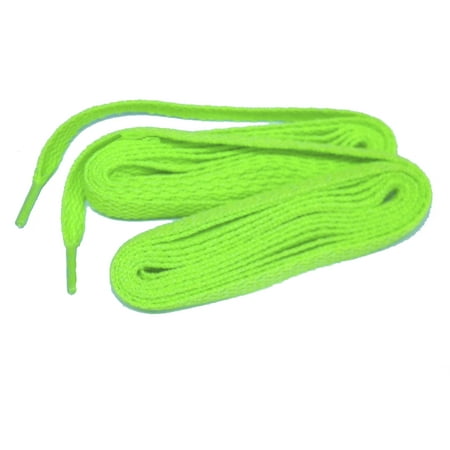 

Bright Neon Green ProATHLETIC™ 8mm Flat 5/16 Style Sneaker Shoelaces (2 Pair Pack 60 Inch 152 cm)