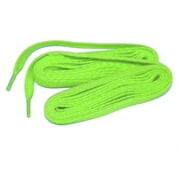 Bright Neon Green ProATHLETIC™ 8mm Flat 5/16 Style Sneaker Shoelaces (2 Pair Pack, 84 Inch 213 cm)