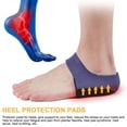 thumbnail image 4 of Gustave 2Pcs Adjustable Heel Protectors Heel Cups Heel Cushion Support for Plantar Fasciitis, Heel Pain, Dry Cracked Heels for Women and Men (Black), 4 of 8