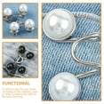 thumbnail image 6 of OATIPHO 4Pcs Pant Waist Tightener Nail Free Adjustable Buttons for Jeans and Trousers Assorted Colors, 6 of 6
