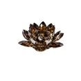 thumbnail image 1 of Sagebrook Home Porte-Vote en Cristal d'Ambre 8,25", 1 of 3