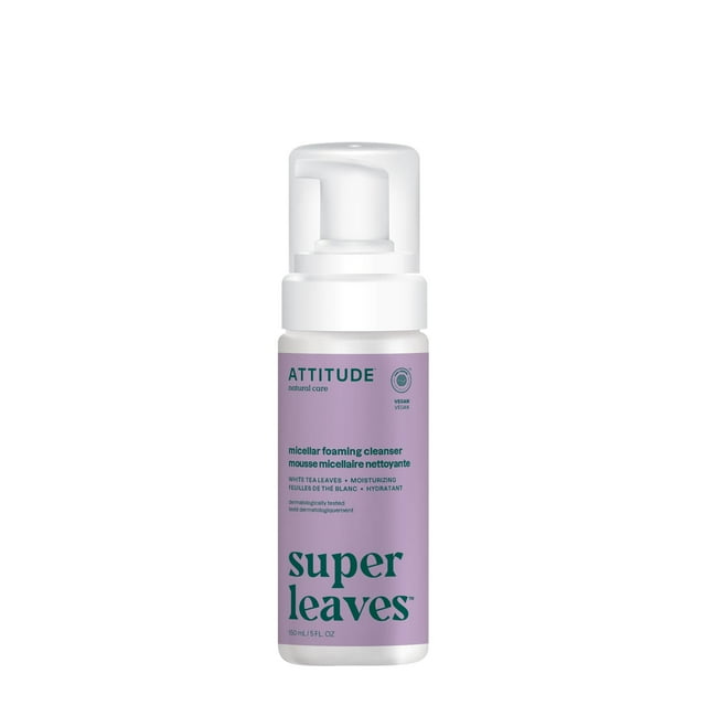 Limpiador facial ATTITUDE Té blanco espumoso micelar 150 ml