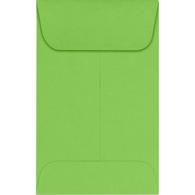 LUXPaper #1 Coin Envelopes | 2 1/4" x 3 1/2" | Limelight Green | 80lb. Text | 500 Qty