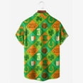 thumbnail image 4 of Charella Polo Shirts for Men St Patricks Day Decorations Short Sleeve Turndown Collar Tops 2024 Spring Clothes,Green,XXL, 4 of 4