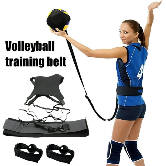 BESTSKY Volleyball Training Equipment Aid Solo Practice Trainer with Adjustable Belt for Serving Setting Spikings Training