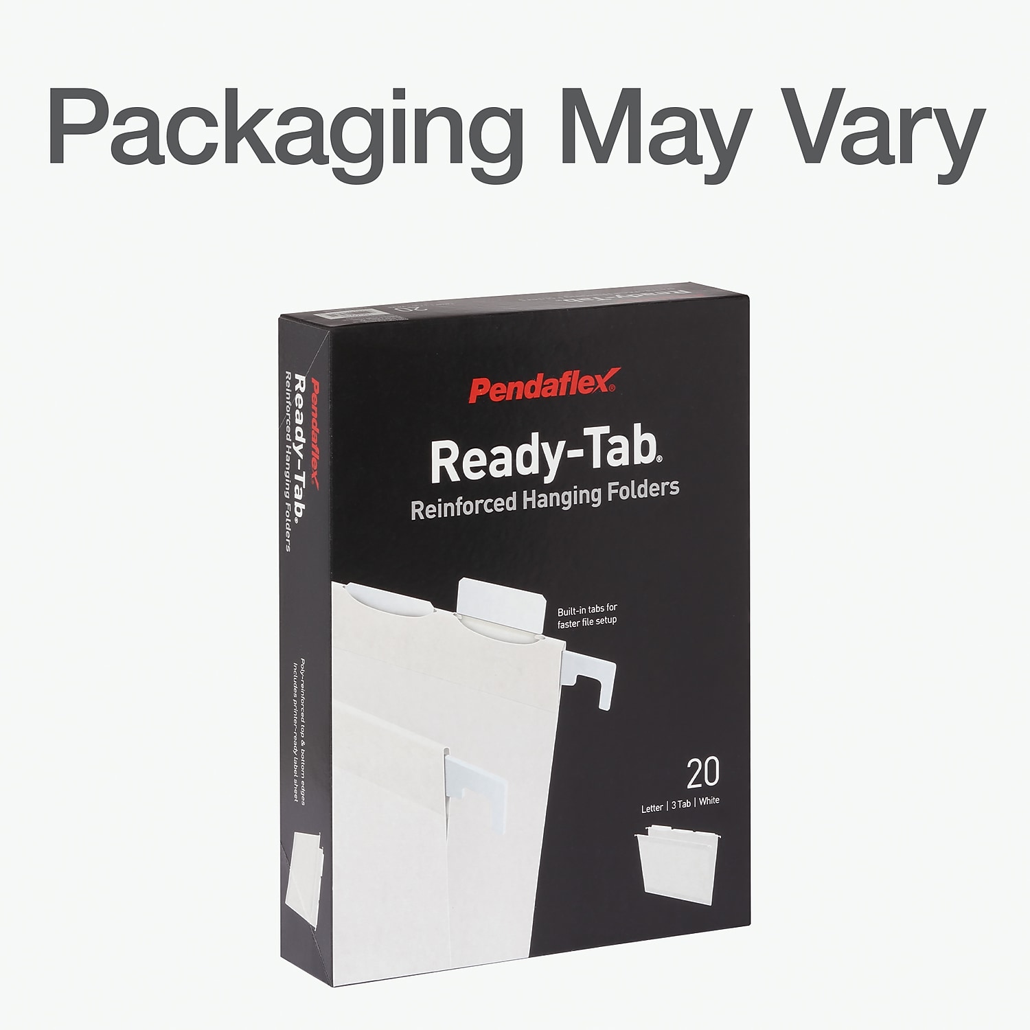 Pendaflex Standard Reinforced Hanging File Folder 6-Tab Letter White 20/Box (1006985)