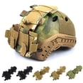 thumbnail image 3 of Mk2 Helmet Accessory Bag Hook And Loop Fastener Tape Multi-colors Portable Removable Elastic Rope Easy Installation Multipurpose Helmet Battery Pack Counterweight Bag Pouch for Fast Wendy Helmet, 3 of 7