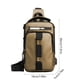 thumbnail image 2 of Mochila de Poliéster con Agujero para Auriculares, Correa Ajustable, 30x18x5cm, Ligera Mochila Pechera para Senderismo Camping Viajes al Aire Libre, 2 of 6