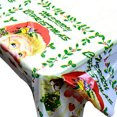 thumbnail image 2 of Xingzhi Christmas Table Cloth Letters Old Man Head Cartoon PVC Tablecloth Party Dinner Decoration, 2 of 8