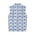 thumbnail image 7 of Mens Valentines Day Sweater Vests V Neck Sleeveless Cardigan Vest Knitwear, 7 of 7
