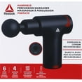 thumbnail image 2 of Reebok Handheld Percussion Massager – Cordless, Rechargeable, 6 Speeds, 4 Massage Heads, 2 of 5