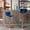 Blue, variant on 2 Bar Stools with Golden Legs, Chrome Base, Height Adjustable Velvet Seating / Perfect for Beach Bars, Casual Seating