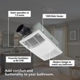 thumbnail image 2 of Ventilador de escape y calentador de baño Broan-nuTone PowerHeat, 2 of 6