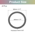 thumbnail image 2 of Uxcell Magnetic Adapter Ring, Magnetic Wireless Charger Conversion Kit Black, 2 of 8