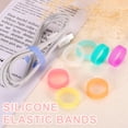 thumbnail image 4 of Uxcell 5 Pcs Bandas de Goma de Silicona, 0.79 Pulgadas Pequeñas Bandas de Goma, 4 of 6