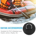 thumbnail image 4 of 5pcs D Rings Inflatable Boat Canoe Rope Buckles Stainless Steel D Ring Pad Kayak Supplies, 4 of 6