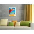 thumbnail image 4 of Egypt - Egyptian Pyramids - Vintage Travel Poster by David Klein c.1955 - Fine Art Rolled Canvas Print 11in x 14in, 4 of 4