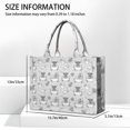 thumbnail image 3 of Large Capacity Tote Bag,Gray Highland Cow Bathtub Lemon Pattern Handbag Fashion Luxury Tote Bag,15.7"x13"x 5.1" Inches,Laptop Compatible, 3 of 6