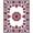 Red, Pattern 3, variant on ODIKA 2x3 Machine Washable Non-Slip Area Rug, Damask Heritage with Flowing Vine Tracery High Traffic Rug, Red, 588916