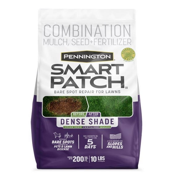 Pennington Smart Patch Seed Fertilizer Mulch Repair Kit, Full Shade