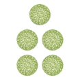 thumbnail image 1 of Naiovety 6 piezas hechas a mano con creatividad, exquisita artesanía, estera de cuerda de papel, decoración de de comedor, 38 cm, verde Type2 NO2, 1 of 6