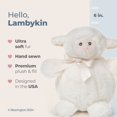 thumbnail image 3 of Bearington Baby Lambykin Plush Stuffed Animal Lamb - 6 inches Stuffed Animals, 3 of 7