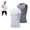 Black+Grey, variant on Sleeveless Compression Shirt Men,4-Way Stretch,Moisture-Wicking,Athletic Running Quick Dry Compression Tank Tops