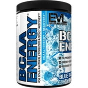 Evlution Nutrition BCAA Energy Powder, 30 Servings, Blue Raz