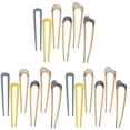 thumbnail image 1 of 18 pcs Chic et Cheveux Simple U- Bride Coquille Épingle à Cheveux pour Coiffure Updo Fourchette U-Forme Clips Épingles Fourches Français Filles Style Outil Style Forme en Métal Épingles à Cheveux Élégante Dame Femmes, 1 of 5