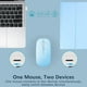thumbnail image 5 of Funda con teclado y ratón para iPad Pro 18/20, modelo de 11 pulgadas, con teclado inalámbrico Bluetooth desmontable, portalápices y funda inteligente de cuero azul, 5 of 5