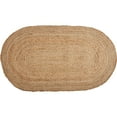 thumbnail image 5 of VHC Brands Natural Jute Oval Rug w Rug Pad Asstd Sizes (Oval 27"x48"), 5 of 7