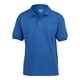 thumbnail image 1 of Gildan- Polo de manga corta de piqué doble para niñas (Azul), 1 of 2