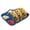 Dark Blue, variant on Taco Holder Stand Divided Silicone Serving Tray for Hard and Soft Shell Tacos Dishwasher Safe Mint Green