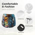 thumbnail image 6 of Lsque Whimsical Goat Artist Printed Women's Running Shorts with Liner Pockets,Elastic Quick Dry Workout Athletic Gym Yoga Shorts,Womens High Waist Shorts-X-Large, 6 of 9