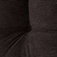 thumbnail image 6 of Greendale Home Fashions Indoor Reversible Corduroy Chair Pad (2-Pack), Charcoal, 6 of 6