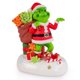 thumbnail image 2 of Eowvsio Decoraciones de mesa navideñas Luces de monstruo verdes Estatua Estatuilla Centro de mesa iluminado navideño Decoraciones de mesa Mesa navideña para fiestas navideñas Suministros para fiestas, 2 of 5