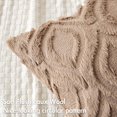 thumbnail image 2 of Wehilion 2pcs Throw Pillow Covers , Soft Plush Faux Wool Couch Pillow Covers Set of 2 Decorative Farmhouse Boho Throw Pillows for Sofa Living Room Bed, 2 of 12