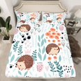 thumbnail image 2 of Homewish Cartoon Hedgehog 4 Pieces Queen Sheet Sets for Preppy Children Kids,Dreamy Princess Ultra Soft Flat Sheet,Kawaii Animal Queen Fitted Sheet,Luxury Bedroom Decor, 2 of 7