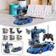 thumbnail image 4 of Car Robot Transformer Playing Toy with Remote Durable Lightweight Car Toy Gift for Children's Day, 4 of 5