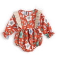 thumbnail image 1 of Ropa de recién nacido, ropa de bebé floral de otoño e invierno, mono de manga larga, 1 of 8
