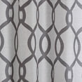 thumbnail image 4 of Exclusive Home Kochi Light Filtering Linen Blend Grommet Top Curtain Panel Pair, 54"x108", Black Pearl, 4 of 4