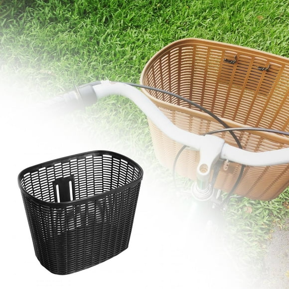 Panier de Vélo Style Vintage Accessoires de Vélo pour Femmes et Hommes Panier de Guidon Noir