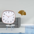 thumbnail image 2 of Reloj de pared digital vintage con hojas de ginkgo de hierro forjado, escultura abstracta, diseño grande, silencioso y práctico para comedor, hogar, g, 2 of 8