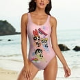 thumbnail image 6 of The Powerpuff Girls Womens Bathing Suits One Piece Swimsuits Cute Bikini Printed Swimwear Cover Up Dress XL, 6 of 7