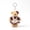 Beige, variant on Zivora Cute Teddy Keychain for Keys Bags & Accessories, Off-White