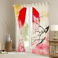 thumbnail image 3 of Castle Fairy Sakura Blackout Curtains Set of 2 (52x84 Each),Japanese Style Window Curtains, 3 of 6