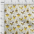 thumbnail image 2 of oneOone Cotton Cambric Olive Green Fabric Rooster Cock Sewing Material Print Fabric By The Yard 42 Inch Wide-MO, 2 of 6