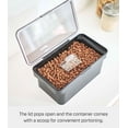 thumbnail image 2 of Yamazaki Home Tower Airtight Pet Food Storage Container, Black, 0.8 Gallon, 2 of 7