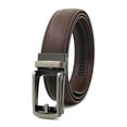 thumbnail image 1 of Gash Hao Mens Ratchet Belt Genuine Leather Mens Belt with Slide Ratchet Belts, 1 of 12