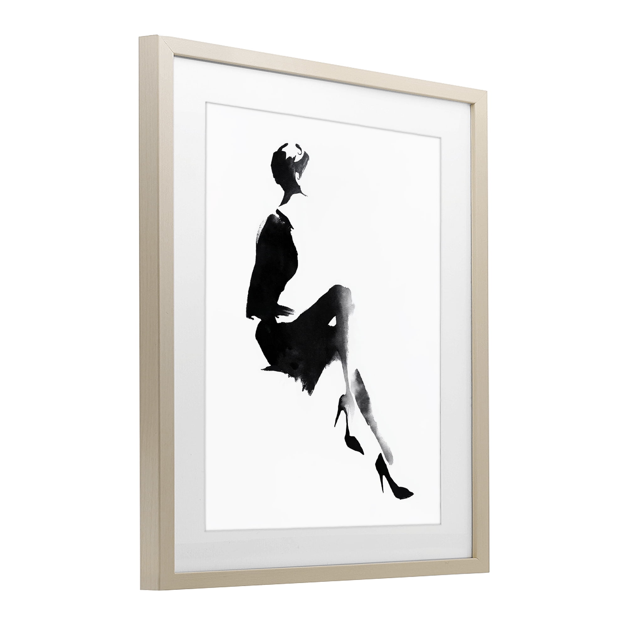 Stupell Industries Chic Silhouette Noir Birch Framed Print Under Glass, design by Svetlana Aleynikova